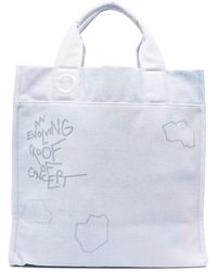 Objects IV Life - Slogan-print Cotton Tote Bag - Lyst