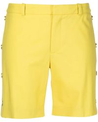 Monse - Side-Button Tailored Shorts - Lyst