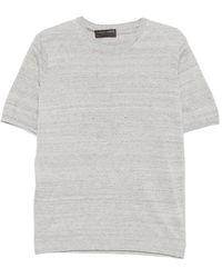 FILIPPO DE LAURENTIIS - Fine-Knit Short-Sleeve T-Shirt - Lyst