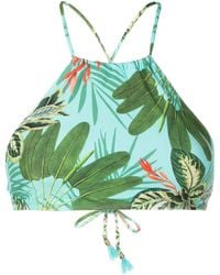 Lygia & Nanny - Top de bikini Ilana con estampado floral - Lyst