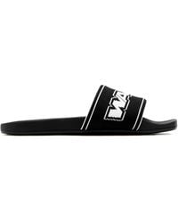 Alexander Wang - Logo-Strap Slides - Lyst