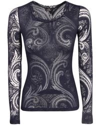 Etro - T-Shirt À Imprimé Cachemire - Lyst