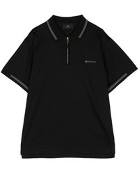 Belstaff - Logo-print Cotton Polo Shirt - Lyst