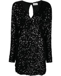 P.A.R.O.S.H. - Sequin-embellished Minidress - Lyst