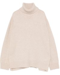 Maison Kitsuné - Jersey de lana con cuello vuelto - Lyst