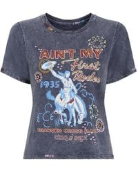 Cinq À Sept - Aint My First Rodeo T-Shirt Met Print - Lyst