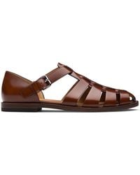 Church's - Fisherman Bookbinder Fume Leather Sandals - Lyst
