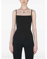 MISBHV - Spaghetti Straps Logo Hardware Knitted Top - Lyst