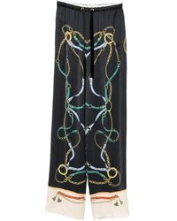 forte_forte - Chain-Print Trousers - Lyst