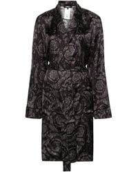Versace - Barocco-print Belted Robe - Lyst
