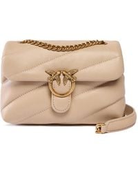 Pinko - Baby Love Bag Puff Maxi Quilt New Buckle Shoulder Bag - Lyst