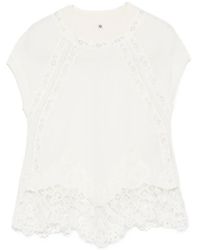 Ermanno Scervino - Cashmere Lace Top - Lyst