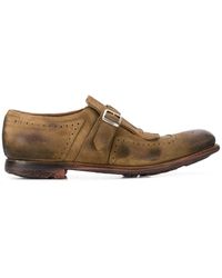 Church's Fringe Monk Shoes - Brown