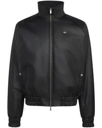 adidas - Studded Logo-Patch Jacket - Lyst
