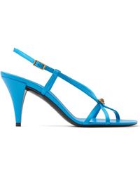 Versace - Valentina Satin Sandals 80 Mm - Lyst