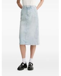 Marc O' Polo - Button-Fastening Pocket Skirt - Lyst