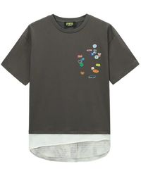 Mini Cream - Layered T-Shirt - Lyst