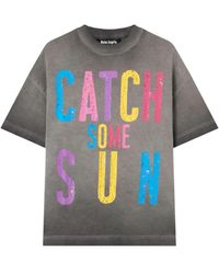 Palm Angels - Graphic-Print Cotton T-Shirt - Lyst