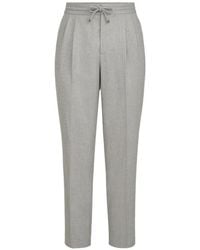 Brunello Cucinelli - Wollen Plooibroek - Lyst