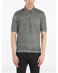 Avant Toi - Short-Sleeve Knitted Polo Shirt - Lyst