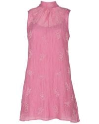STAUD - Albee Bead-Embellished Mini Dress - Lyst