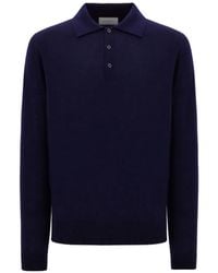 Canali - Merino Wool Polo Sweater - Lyst