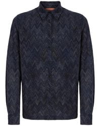 Missoni - Zigzag-Knit Shirt - Lyst