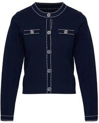 MICHAEL Michael Kors - Button-Up Cardigan - Lyst