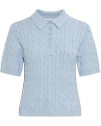 Gestuz - Polo En Maille Torsadée - Lyst