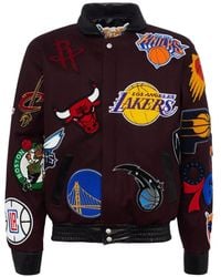 Jeff Hamilton - Nba Collage Patch Jacket - Lyst