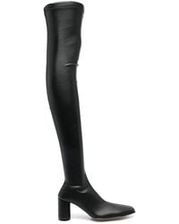 MM6 by Maison Martin Margiela - Cuissardes À Talon Épais 70 Mm - Lyst