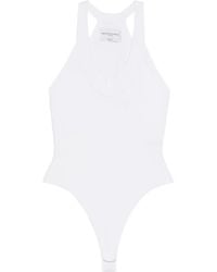 Brandon Maxwell - Ribbed Bodysuit - Lyst