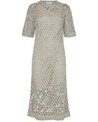 Brunello Cucinelli - Dazzling Midi-Jurk - Lyst