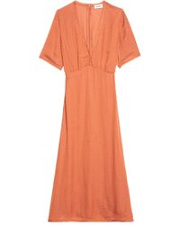 Zadig & Voltaire - Robe Rhodral À Coupe Mi-Longue - Lyst