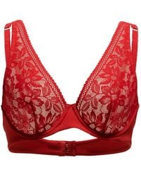Wolford - Floral-Lace Bra - Lyst