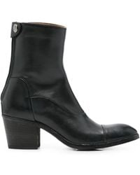 Alberto Fasciani - Cap-Toe Rear-Zip Boots - Lyst