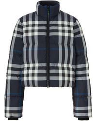 Burberry - Cropped Donsjack - Lyst