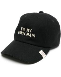 Visvim - Slogan-embroidered Felted Cap - Lyst