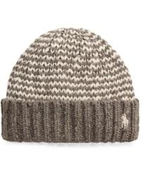 Polo Ralph Lauren - Mariner Stripe-Knit Beanie Hat - Lyst