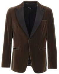 BOSS - Slim-Fit Tuxedo Jacket - Lyst