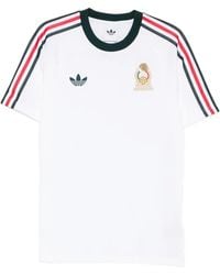 adidas - X Fmf Og Logo-Patch Striped T-Shirt - Lyst