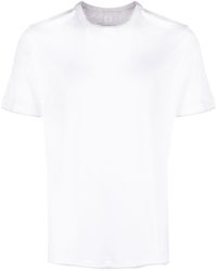 Eleventy - T-Shirt mit Rundhalsausschnitt - Lyst