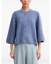 Munthe - Nabilla Button-Up Wide-Sleeve Cardigan - Lyst