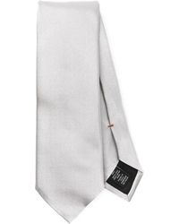 ZEGNA - Pointed-Tip Silk Tie - Lyst
