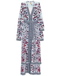 FARM Rio - Robe Ceinturée Marcelle À Fleurs - Lyst
