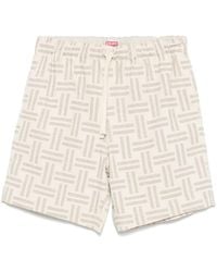 KENZO - Weave' Elasticated Short - Lyst