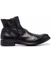 Officine Creative - Side Zip Ankle Boots - Lyst
