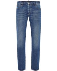 Philipp Plein - Tattoo Super Straight-Cut Jeans - Lyst