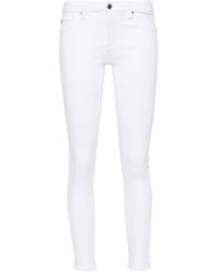 AG Jeans - Halbhohe Skinny-Jeans - Lyst