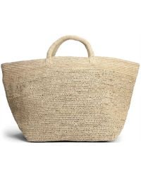 IBELIV - Vanilla Woven-Design Tote Bag - Lyst